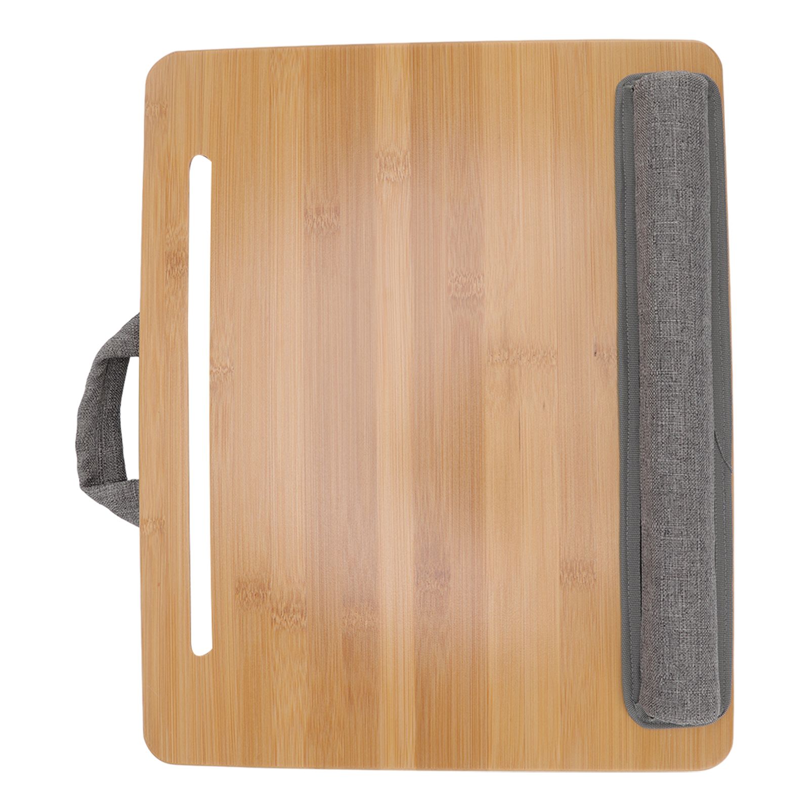 Laptop Table Multifunction Bamboo Lap Desk Bed Tray with Cushion for Reading view 7
