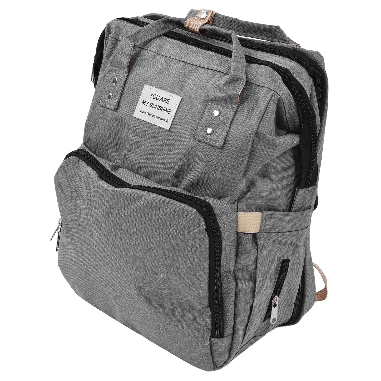 Backpack Multifunctional Foldable Large Capacity Baby Diaper Storage Bag for view 4