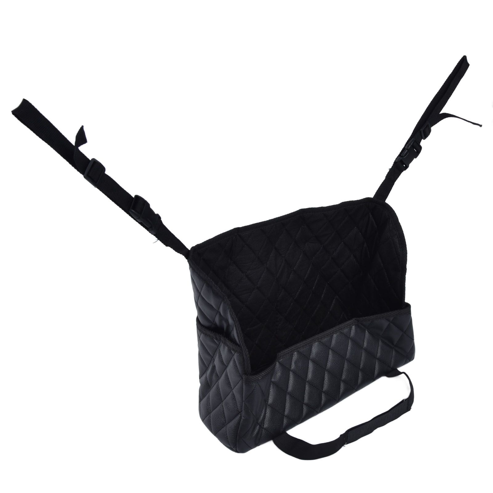 Rhombus Hanging Car Net Pocket Large Capacity Car Storage Bag Seat Bag Net Bag view 3