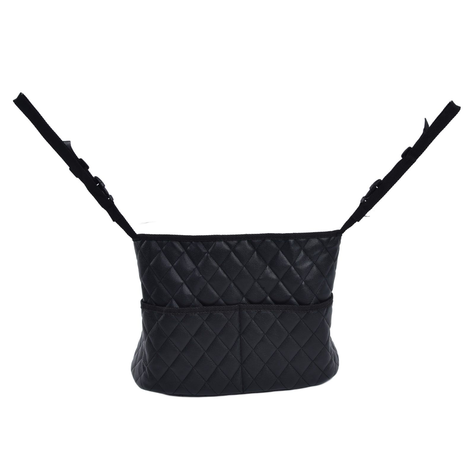 Rhombus Hanging Car Net Pocket Large Capacity Car Storage Bag Seat Bag Net Bag view 4