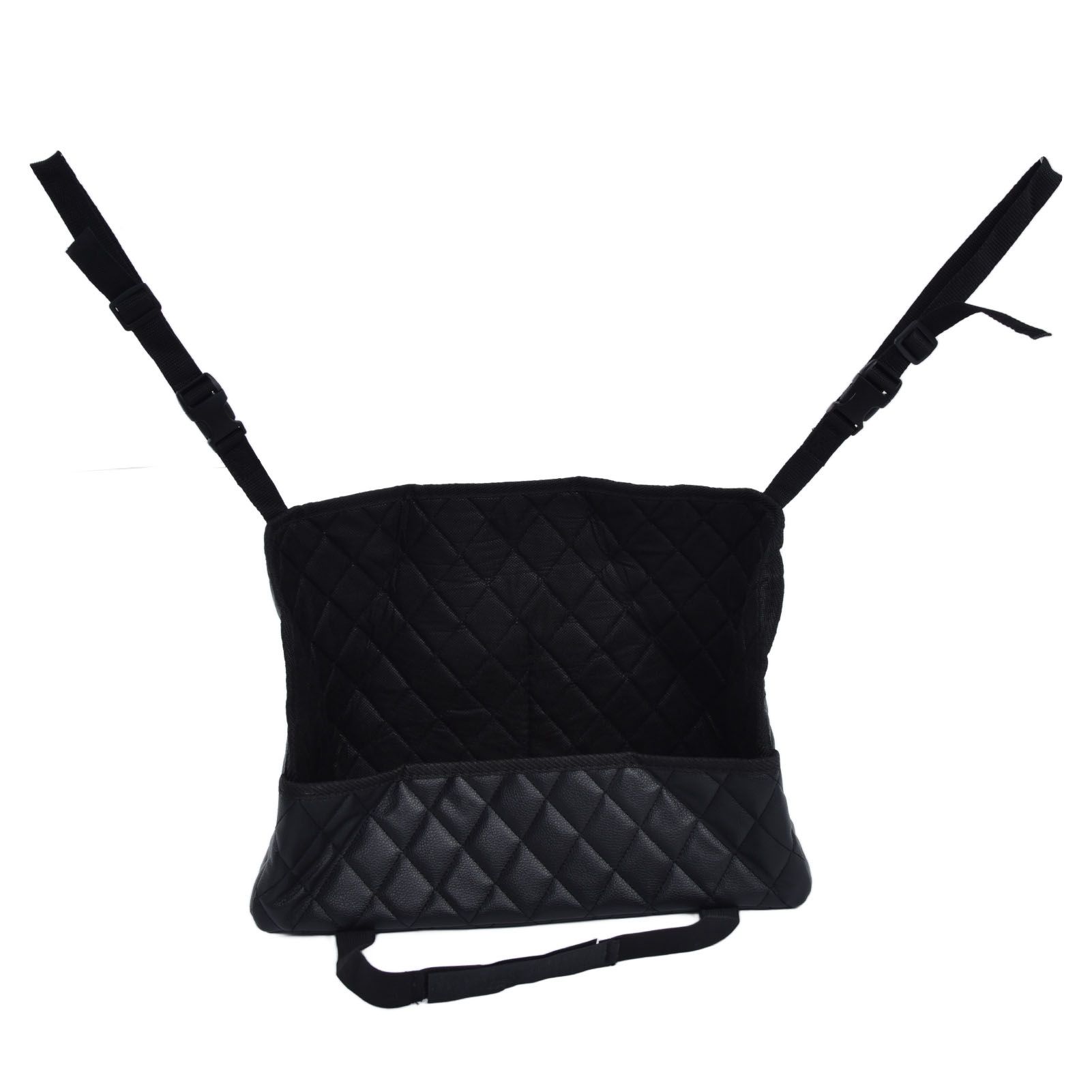 Rhombus Hanging Car Net Pocket Large Capacity Car Storage Bag Seat Bag Net Bag view 6