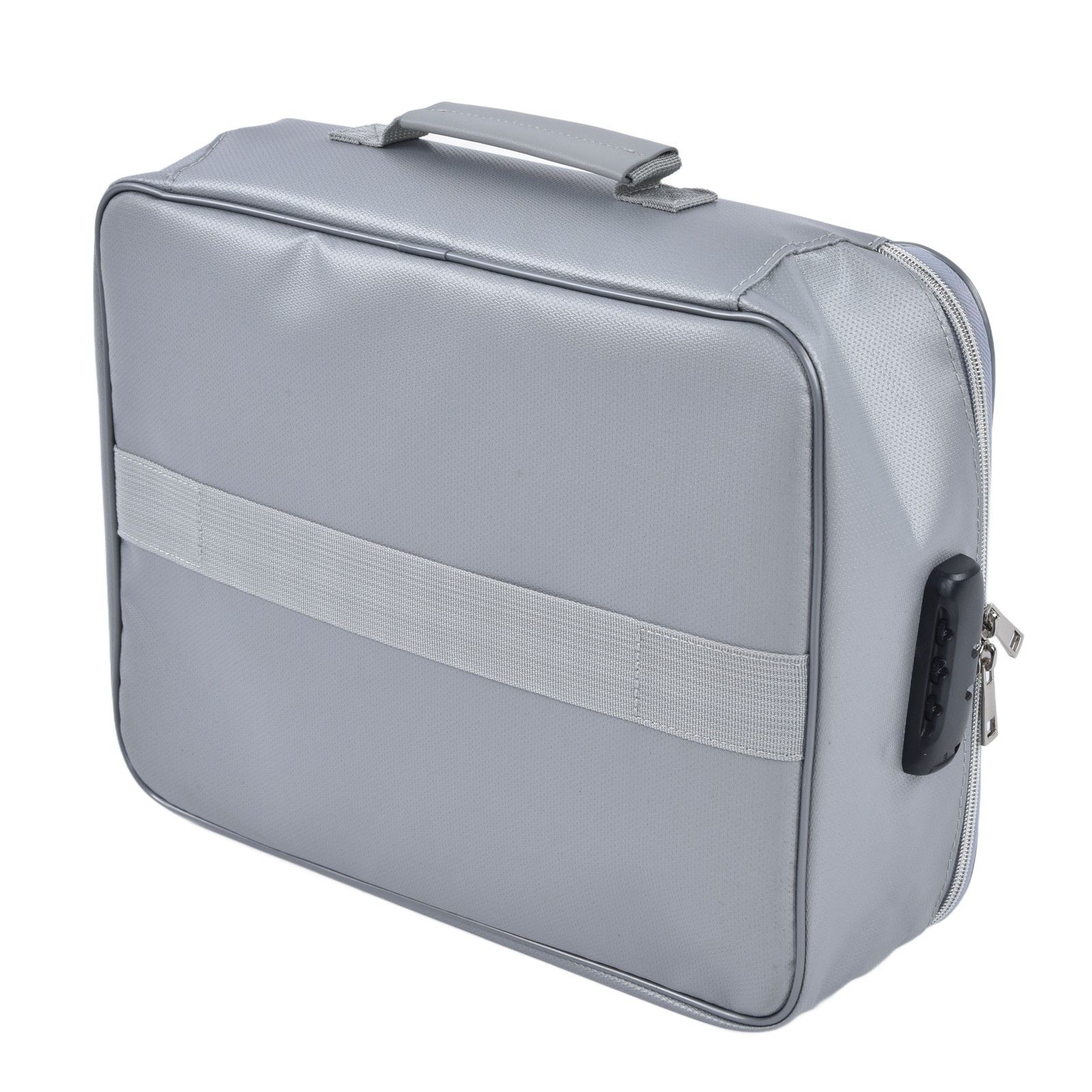 Fireproof Document Bag Pouch Portable File Safe Organizer Large Capacity view 2