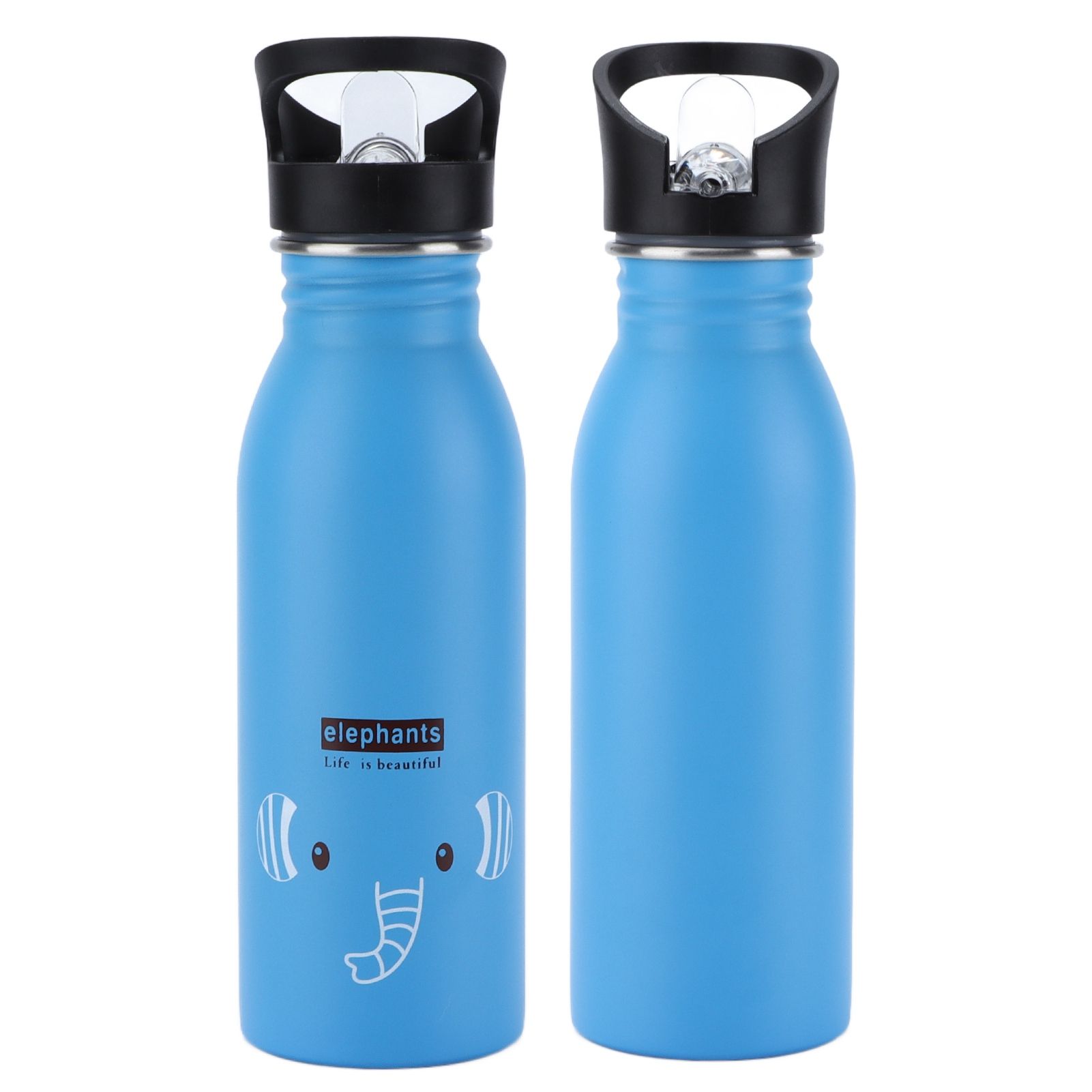 Stainless Steel Sport Water Bottle 500ml Cute Vacuum Insulated Water Bottle view 8