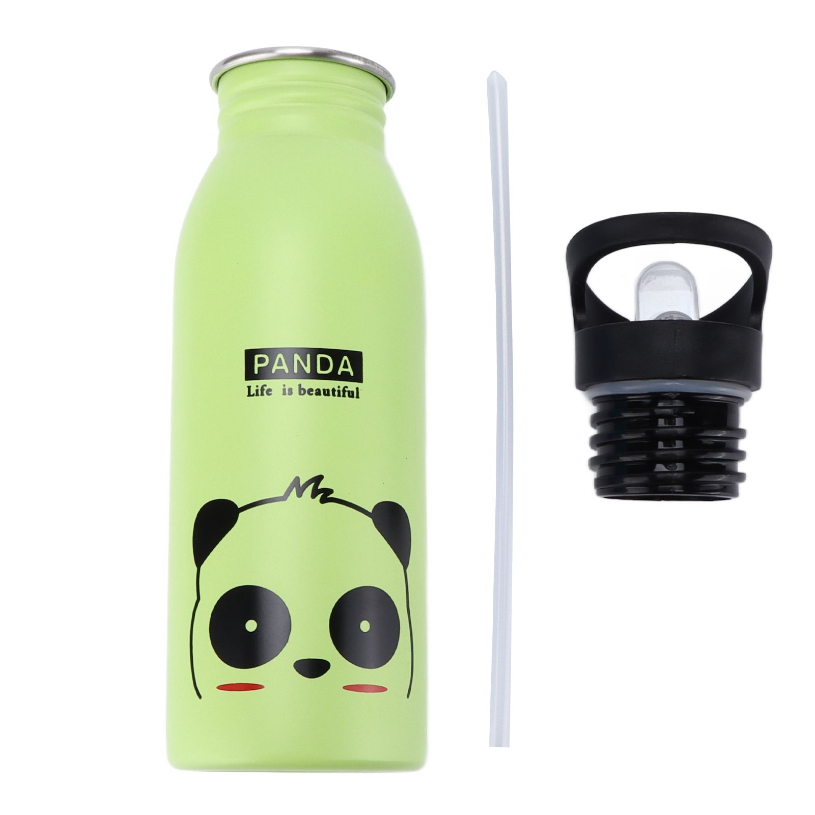 Stainless Steel Sport Water Bottle 500ml Cute Vacuum Insulated Water Bottle