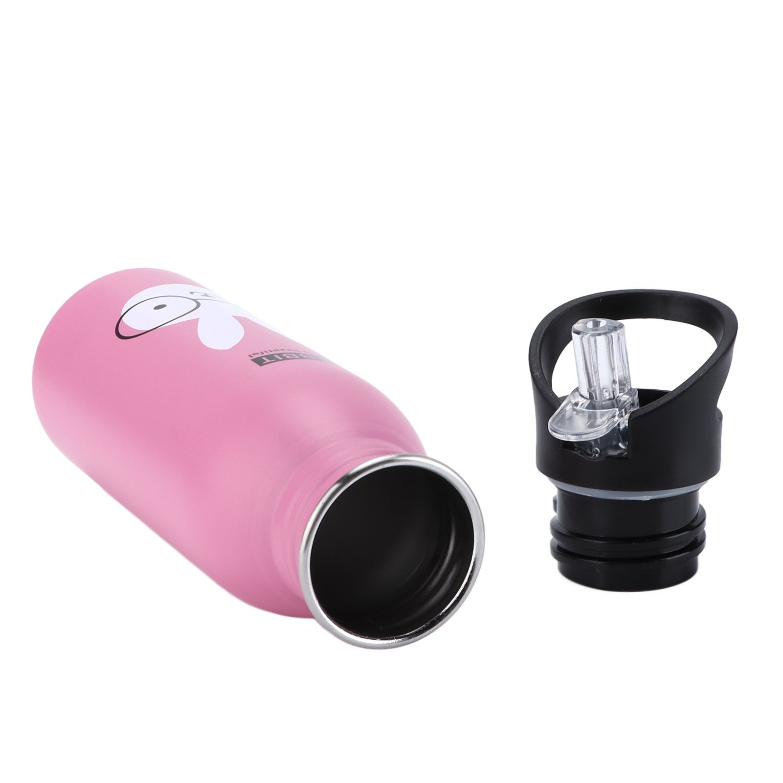 Stainless Steel Sport Water Bottle 500ml Cute Vacuum Insulated Water Bottle view 2