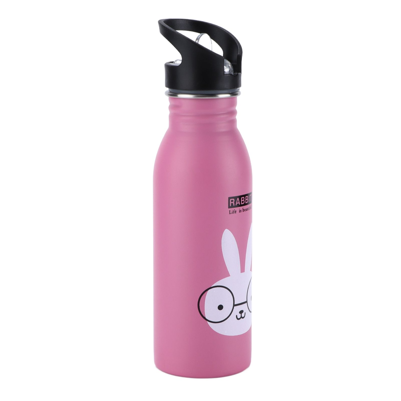 Stainless Steel Sport Water Bottle 500ml Cute Vacuum Insulated Water Bottle view 3