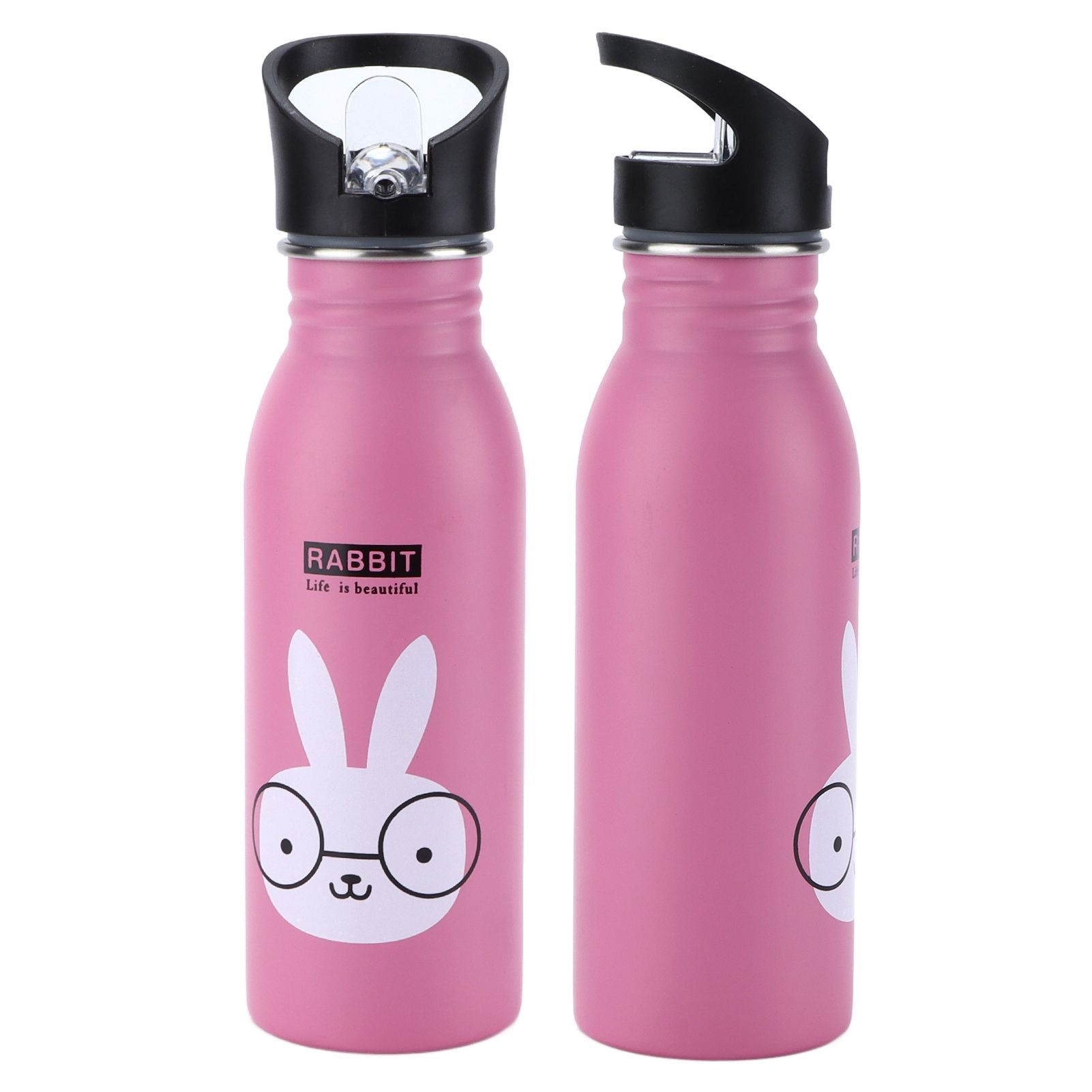 Stainless Steel Sport Water Bottle 500ml Cute Vacuum Insulated Water Bottle view 8