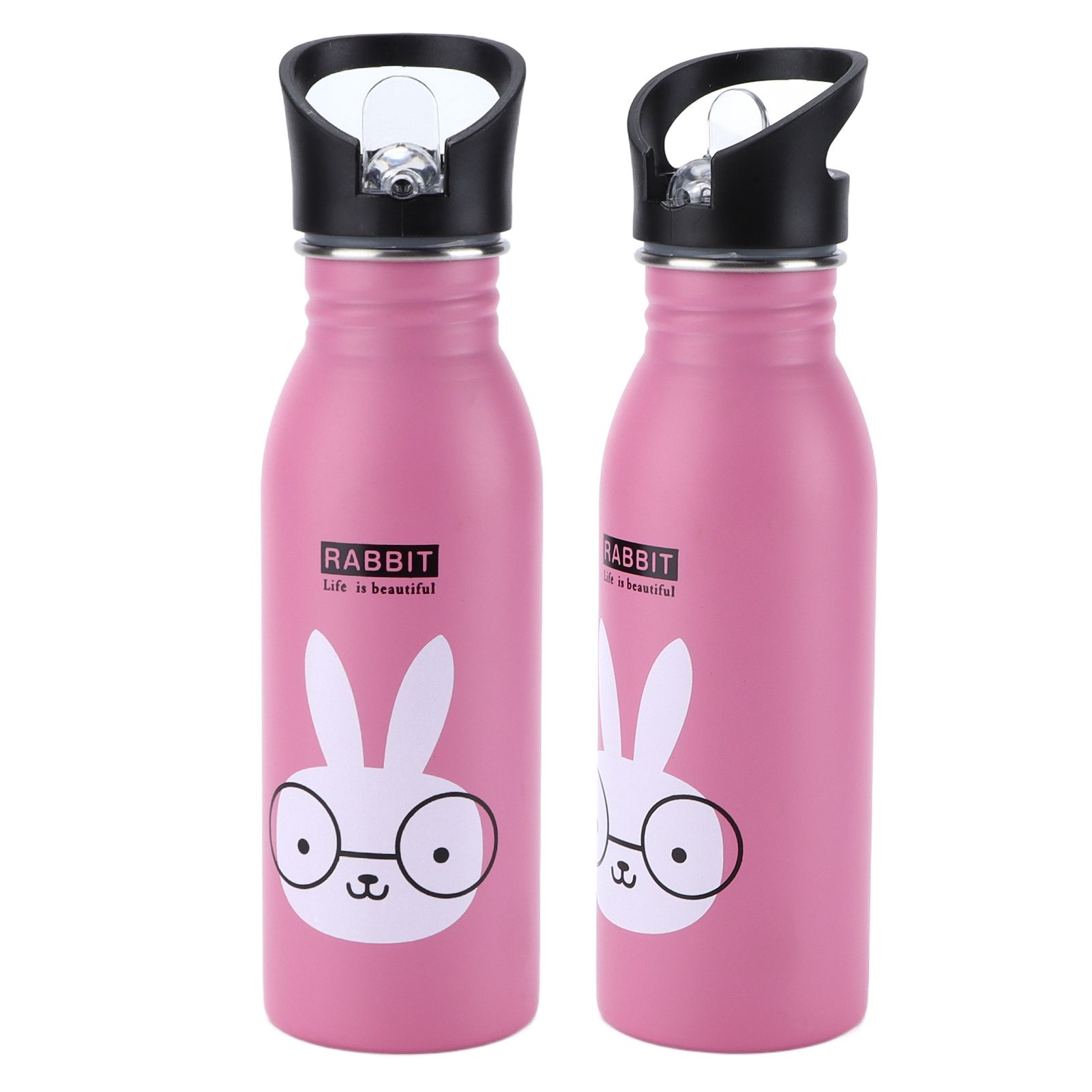 Stainless Steel Sport Water Bottle 500ml Cute Vacuum Insulated Water Bottle view 9