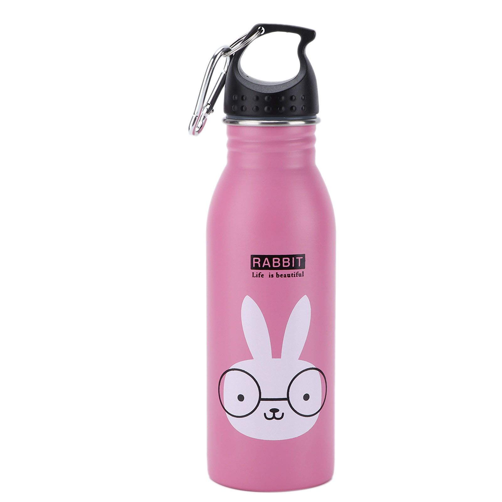 K601 Cute Cartoon Water Bottle Insulated Vacumm Stainless Steel Sport Water