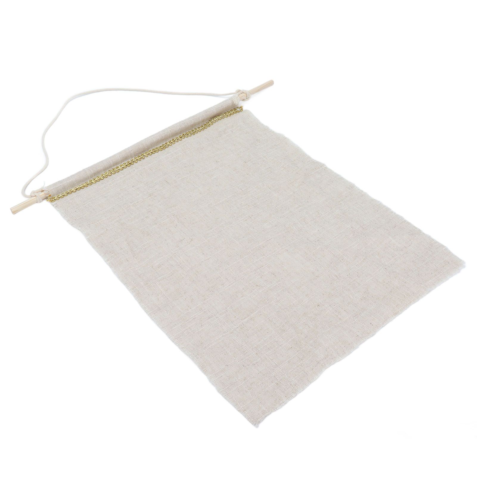 Pockets Cotton Linen Wall Hanging Earrings Storage Bags Multifunctional Home view 4