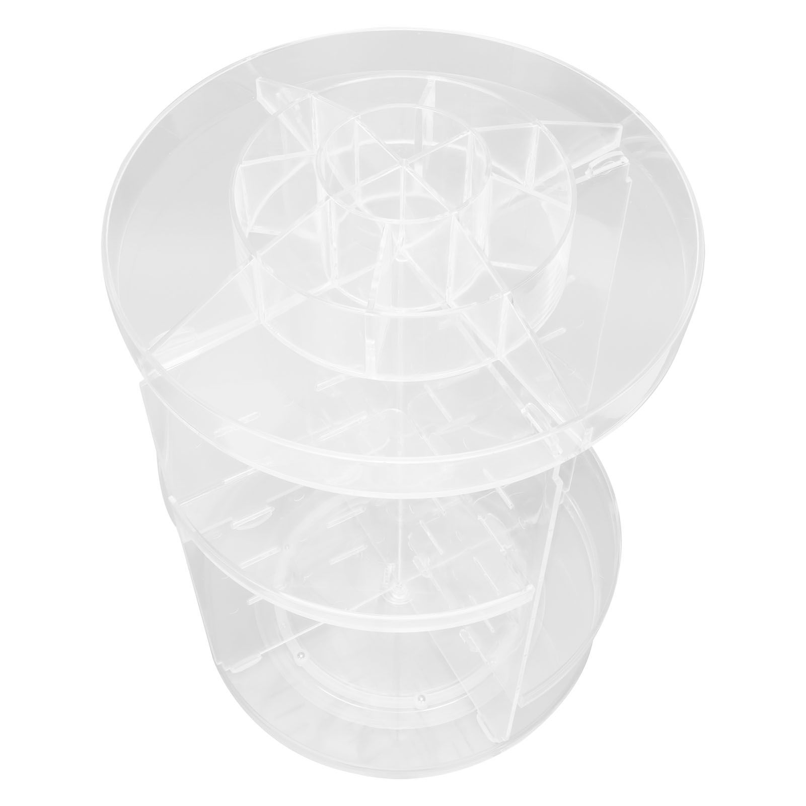 Makeup Organizer 360 Degree Rotation Cosmetic Storage Box Large Capacity view 3