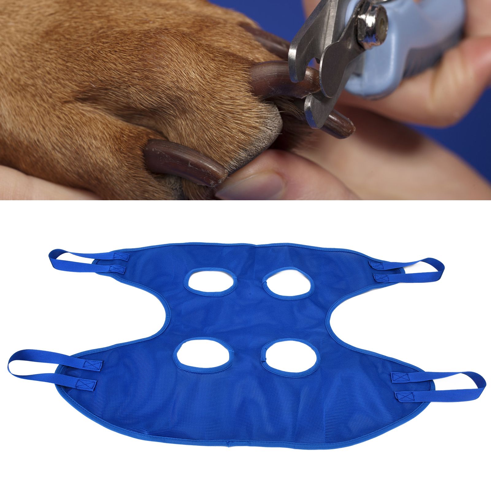 Dog Grooming Sling Multifunctional Pet Grooming Hammock Helper for Bathing view 12