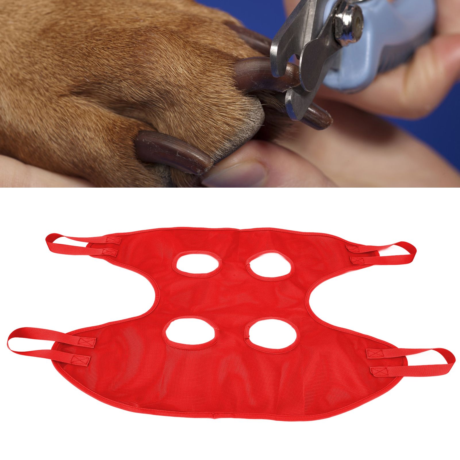Dog Grooming Sling Multifunctional Pet Grooming Hammock Helper for Bathing view 12