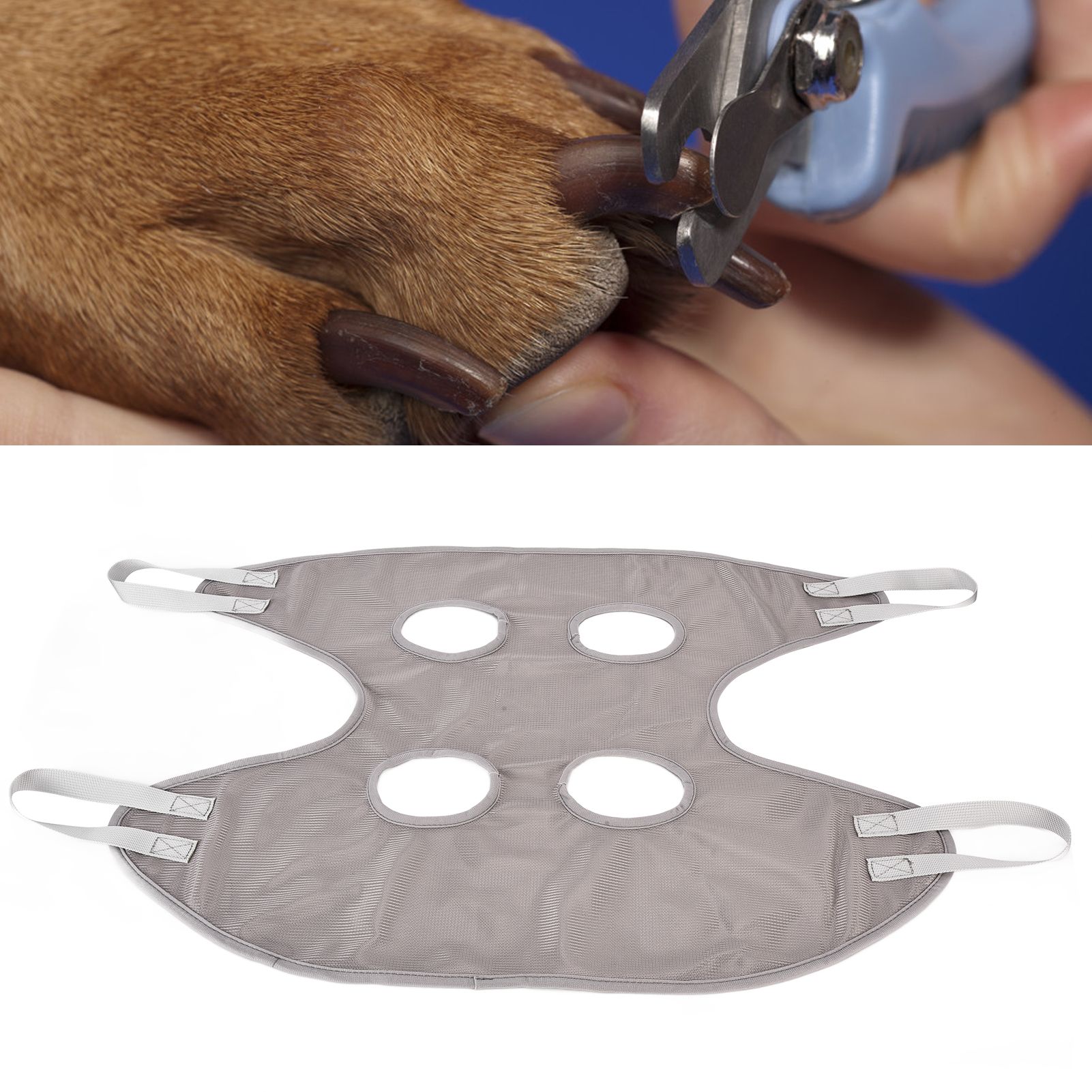 Dog Grooming Sling Multifunctional Pet Grooming Hammock Helper for Bathing view 12