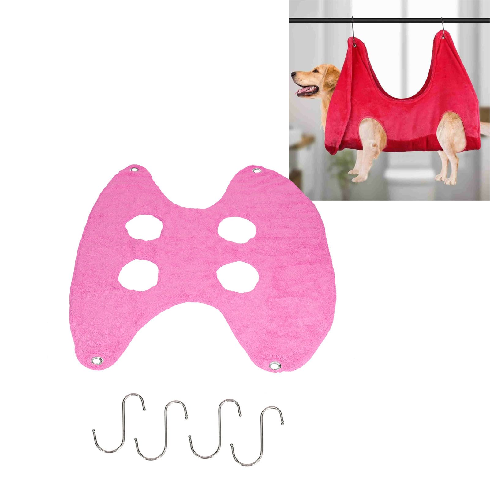 Pet Grooming Sling Dog Grooming Sling Hammock Helper for Bathing Washing Nail view 11
