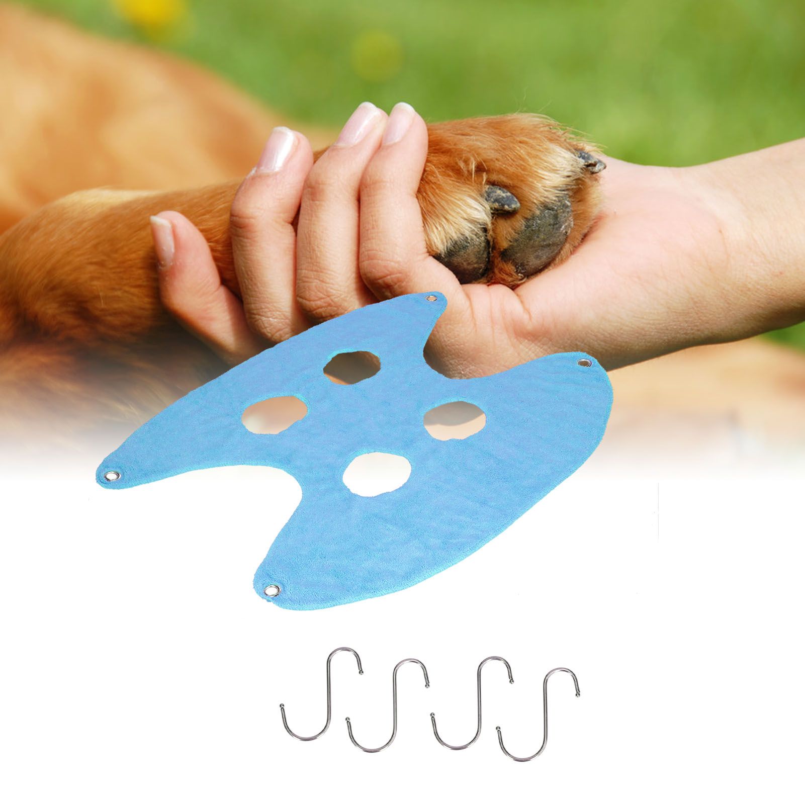 Pet Grooming Sling Dog Grooming Sling Hammock Helper for Bathing Washing Nail view 12