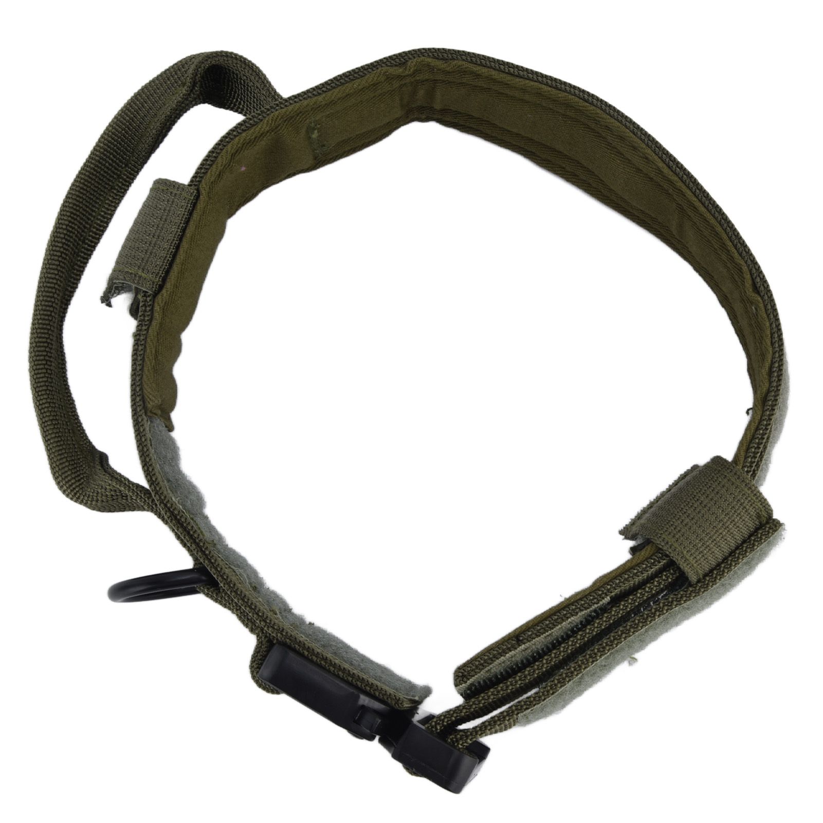 Traction Dog Collar with Buckle Nylon Iron Training Hunting Collar Pet view 3