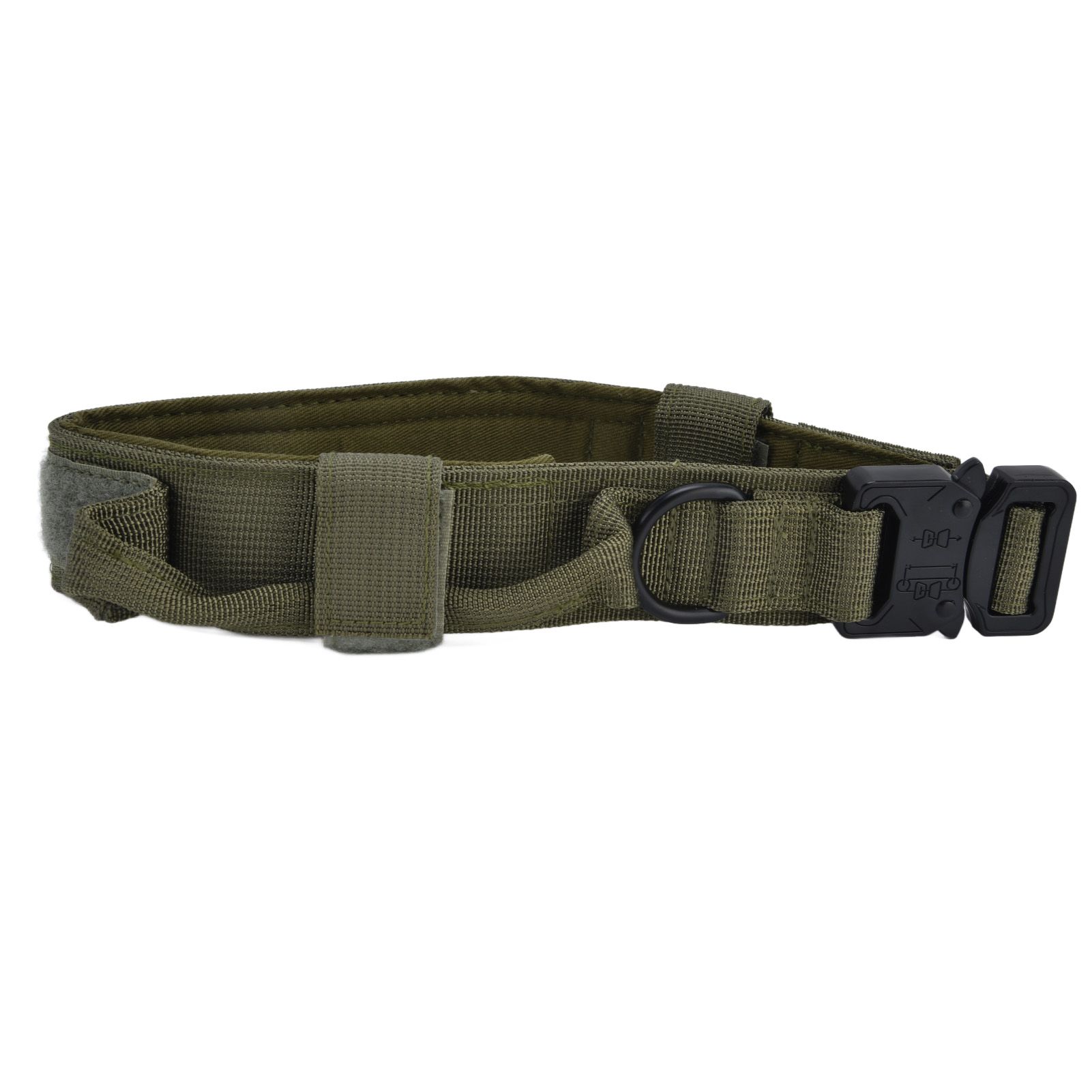 Traction Dog Collar with Buckle Nylon Iron Training Hunting Collar Pet view 4