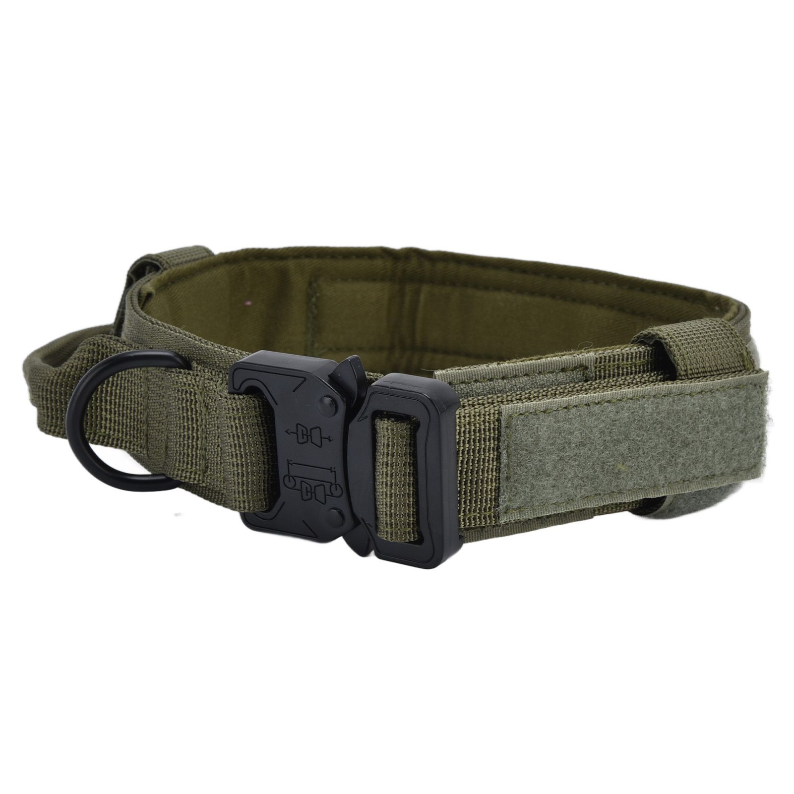 Traction Dog Collar with Buckle Nylon Iron Training Hunting Collar Pet view 9