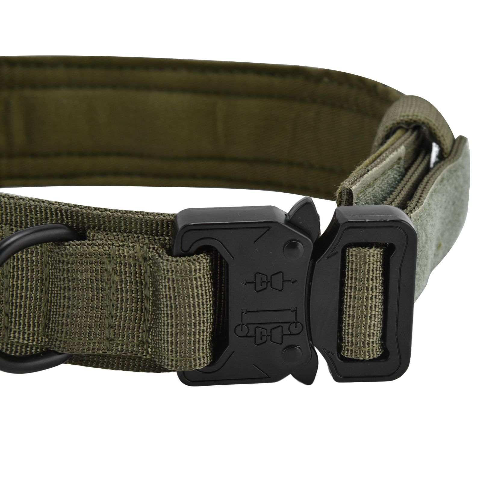 Traction Dog Collar with Buckle Nylon Iron Training Hunting Collar Pet view 13
