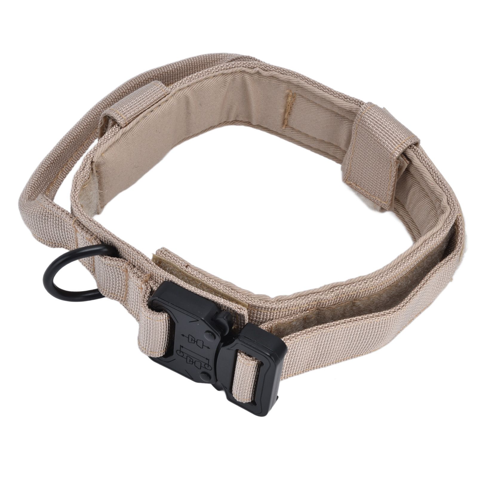 Traction Dog Collar with Buckle Nylon Iron Training Hunting Collar Pet view 3