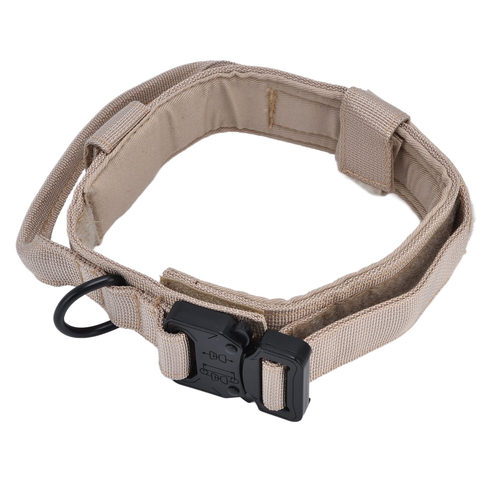 Traction Dog Collar with Buckle Nylon Iron Training Hunting Collar Pet view 5