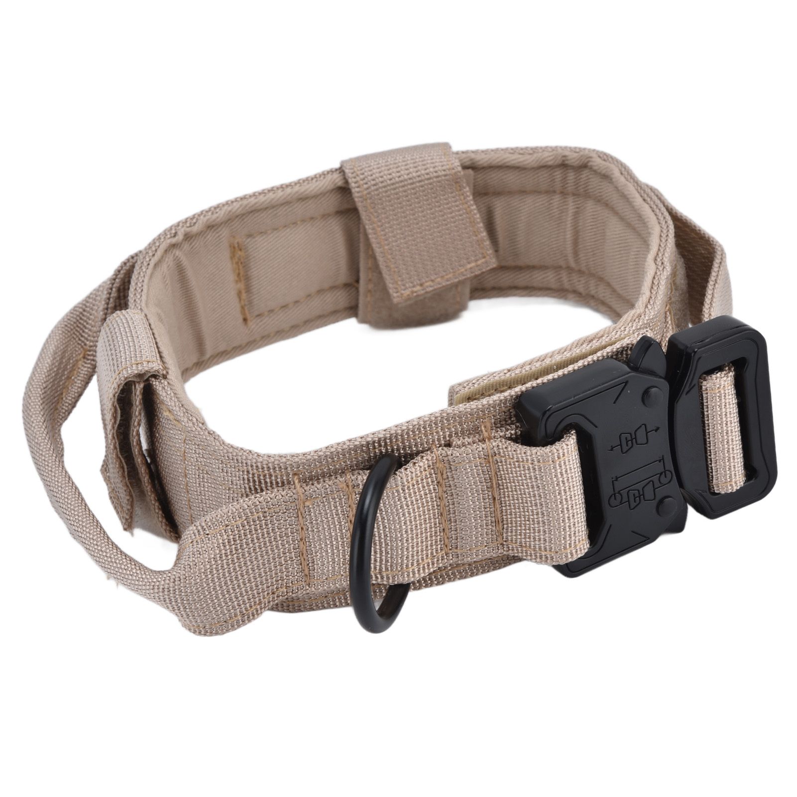 Traction Dog Collar with Buckle Nylon Iron Training Hunting Collar Pet view 9