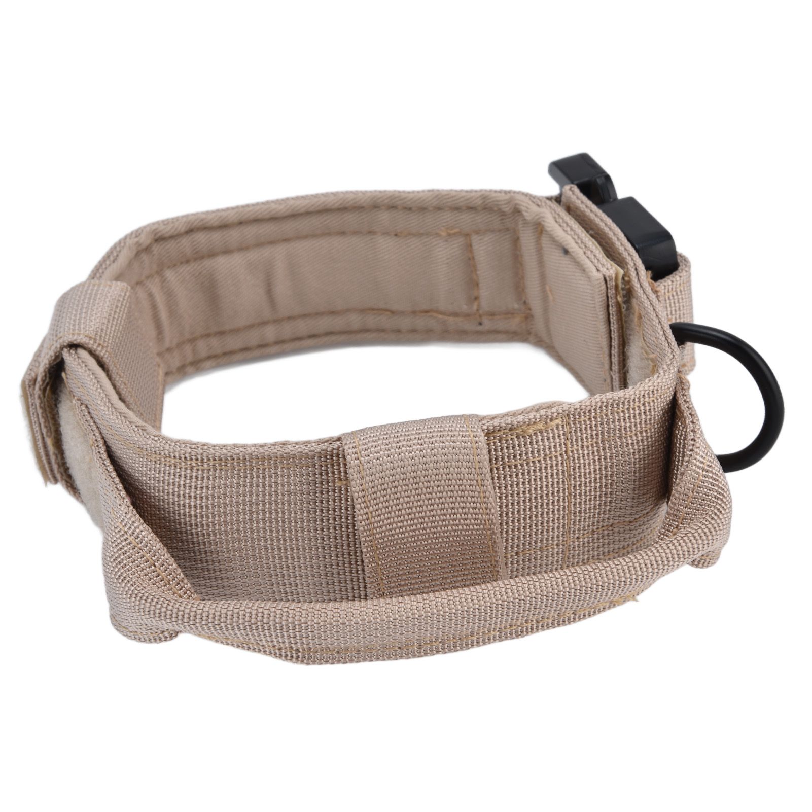 Traction Dog Collar with Buckle Nylon Iron Training Hunting Collar Pet view 10