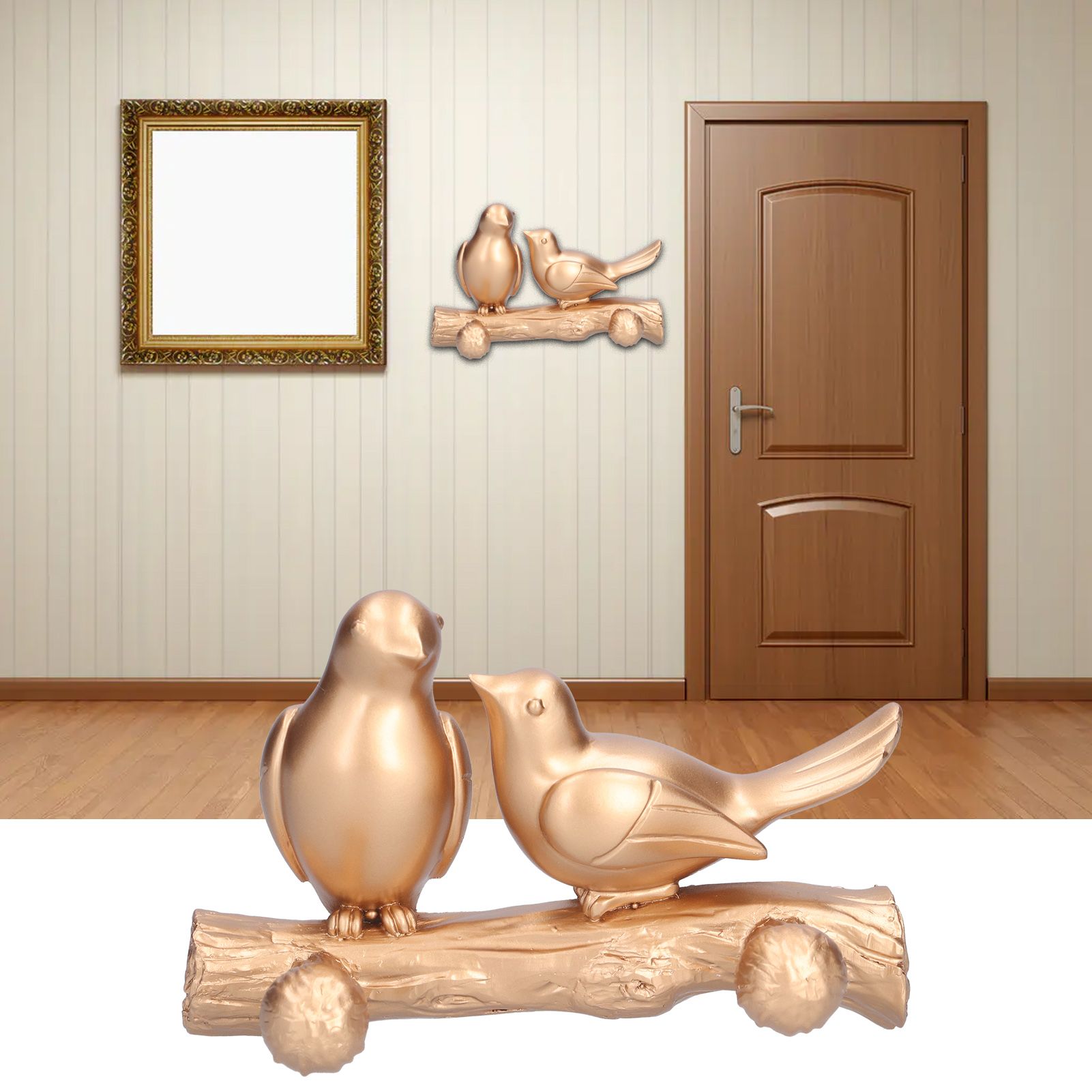 Coat Hook Resin Bird Key Hanger Wall Mounted Hat Towel Bag Hanger for Home view 12