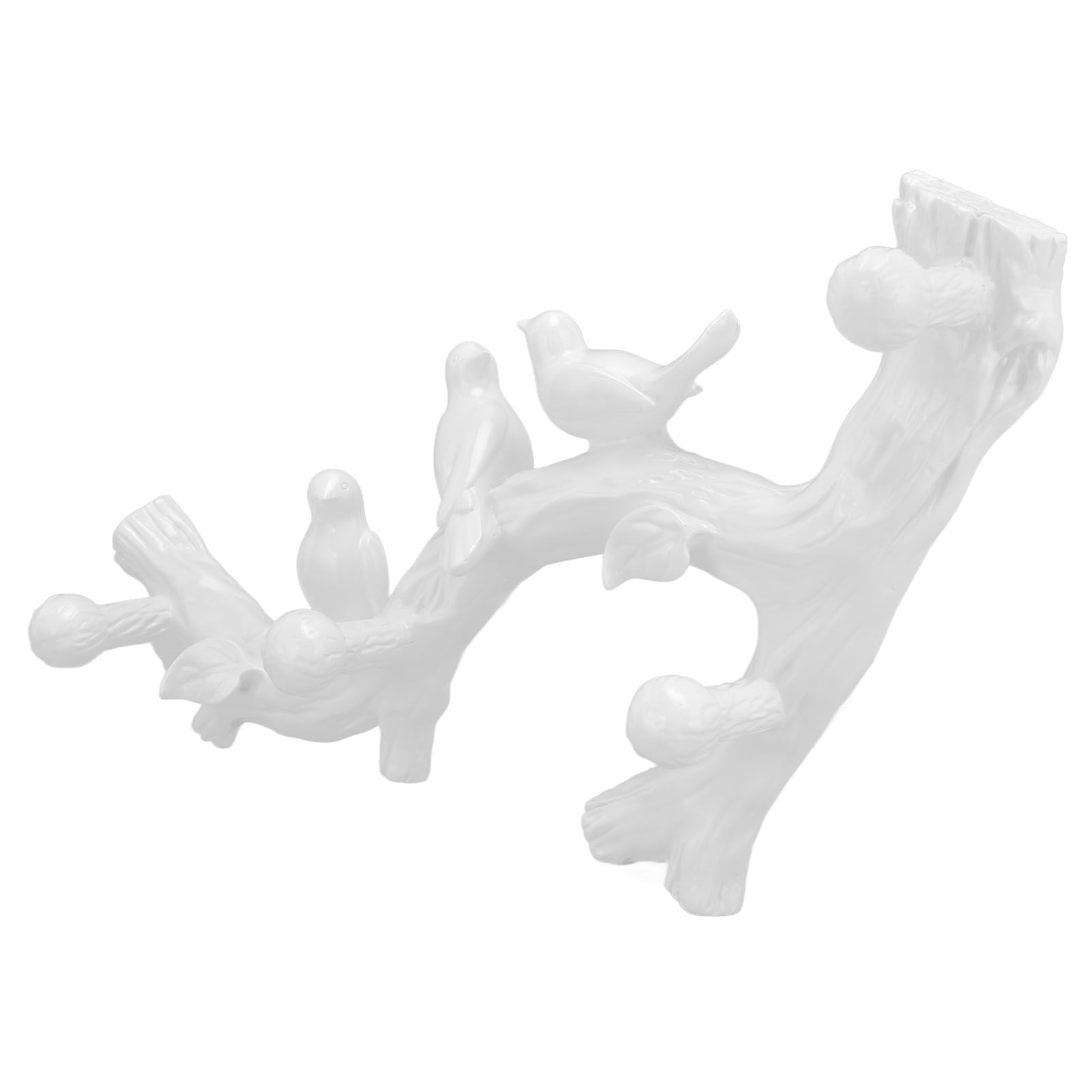 Resin Bird Hooks Wall Mounted Coat Key Hanger Creative 3D Home Decoration view 4