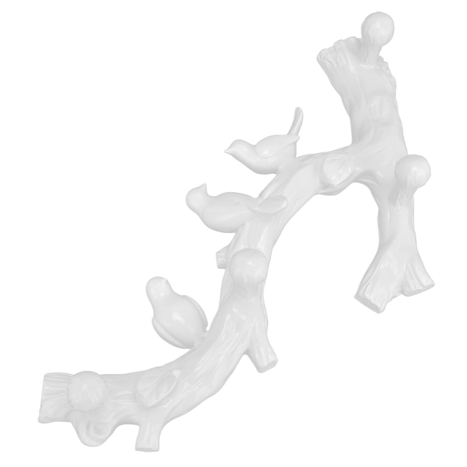 Resin Bird Hooks Wall Mounted Coat Key Hanger Creative 3D Home Decoration view 5