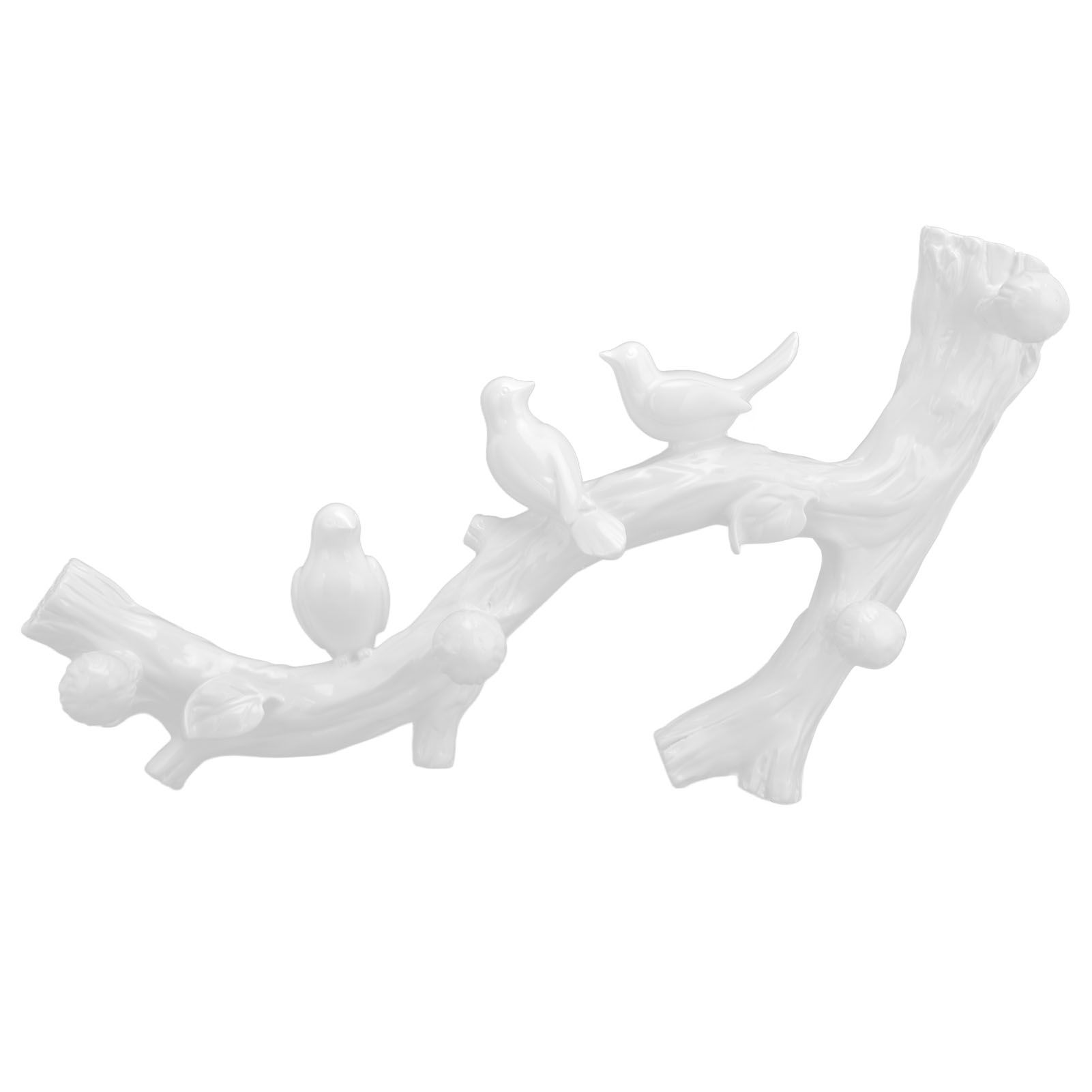 Resin Bird Hooks Wall Mounted Coat Key Hanger Creative 3D Home Decoration view 6