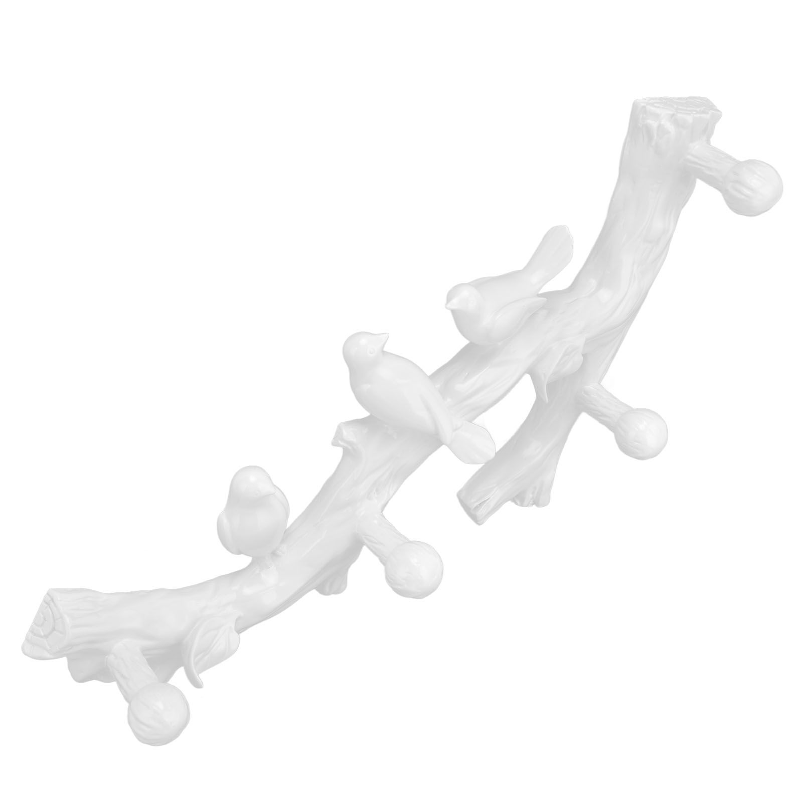 Resin Bird Hooks Wall Mounted Coat Key Hanger Creative 3D Home Decoration view 7