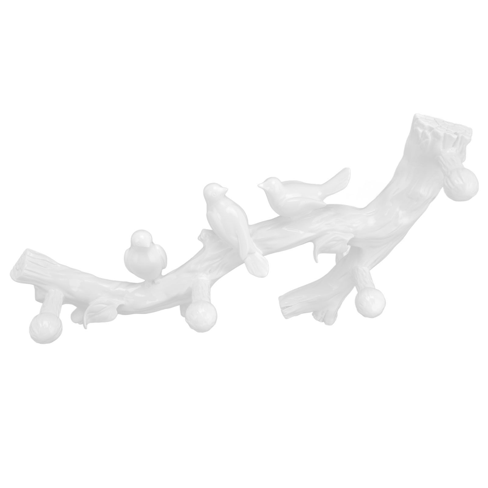 Resin Bird Hooks Wall Mounted Coat Key Hanger Creative 3D Home Decoration view 8
