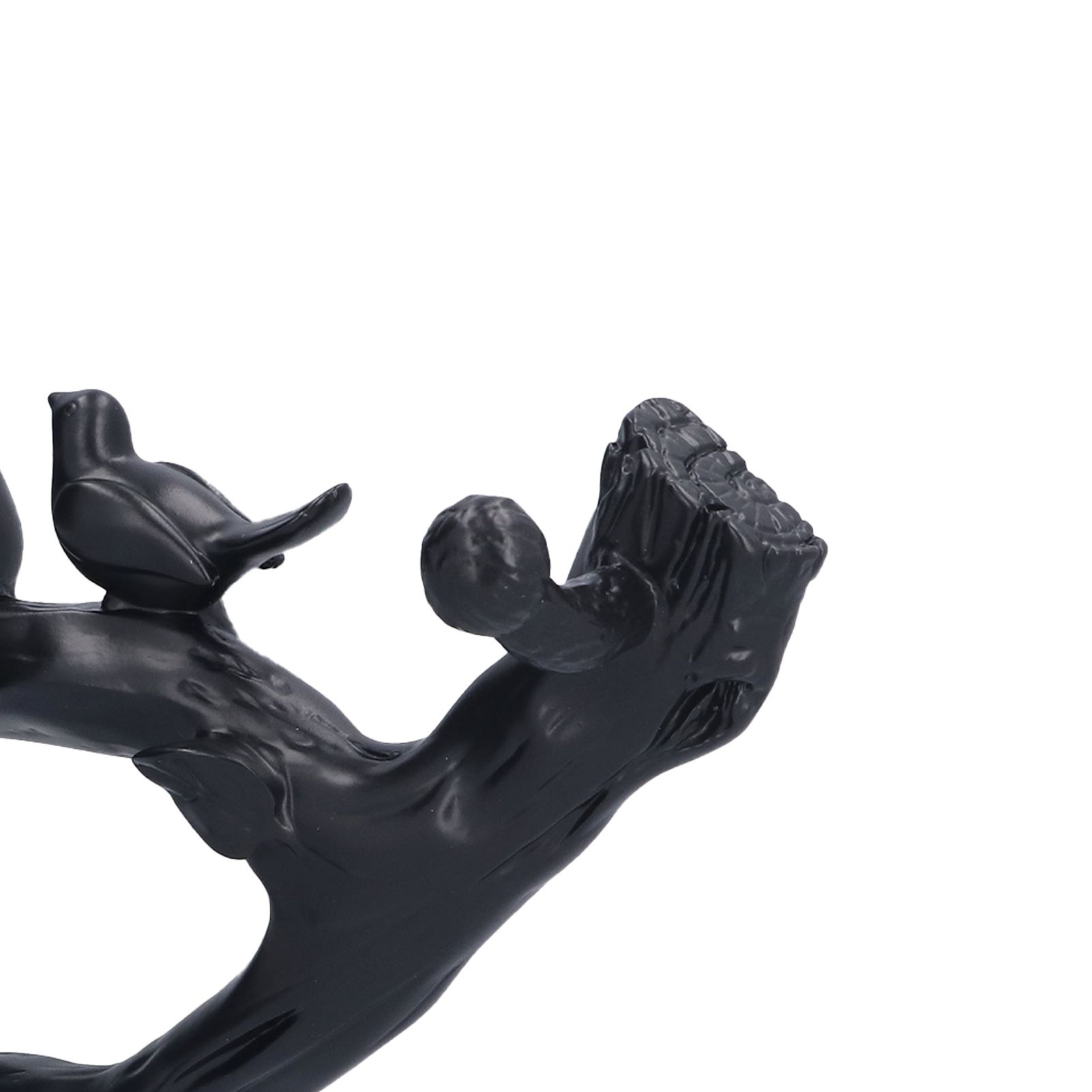 Decorative Hook Black Bird Branch Shape Three Dimensional Wall Mounted Home view 14