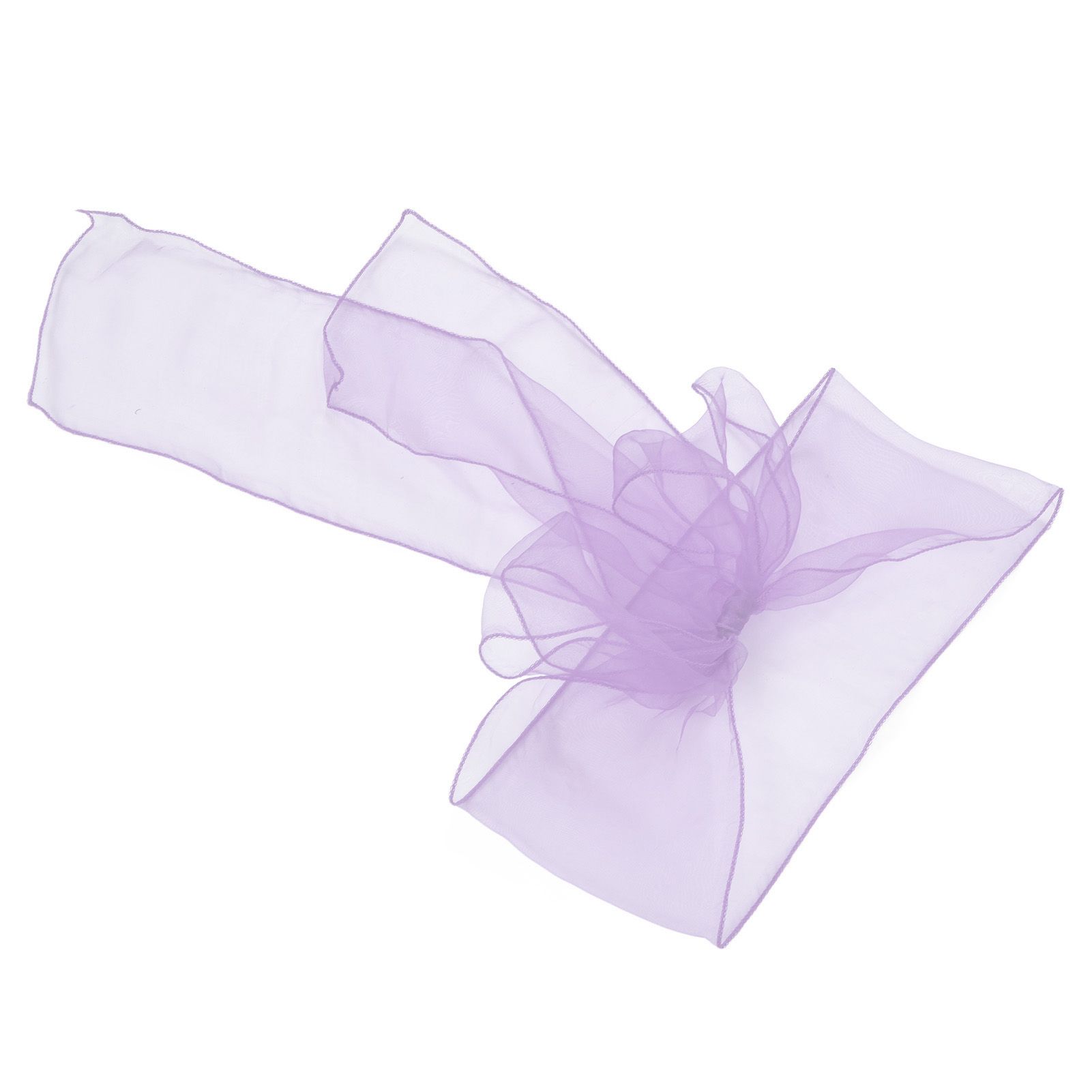 10Pcs Organza Banquet Chair Sash Exquisite Chair Bows Sashes for Wedding Party view 3