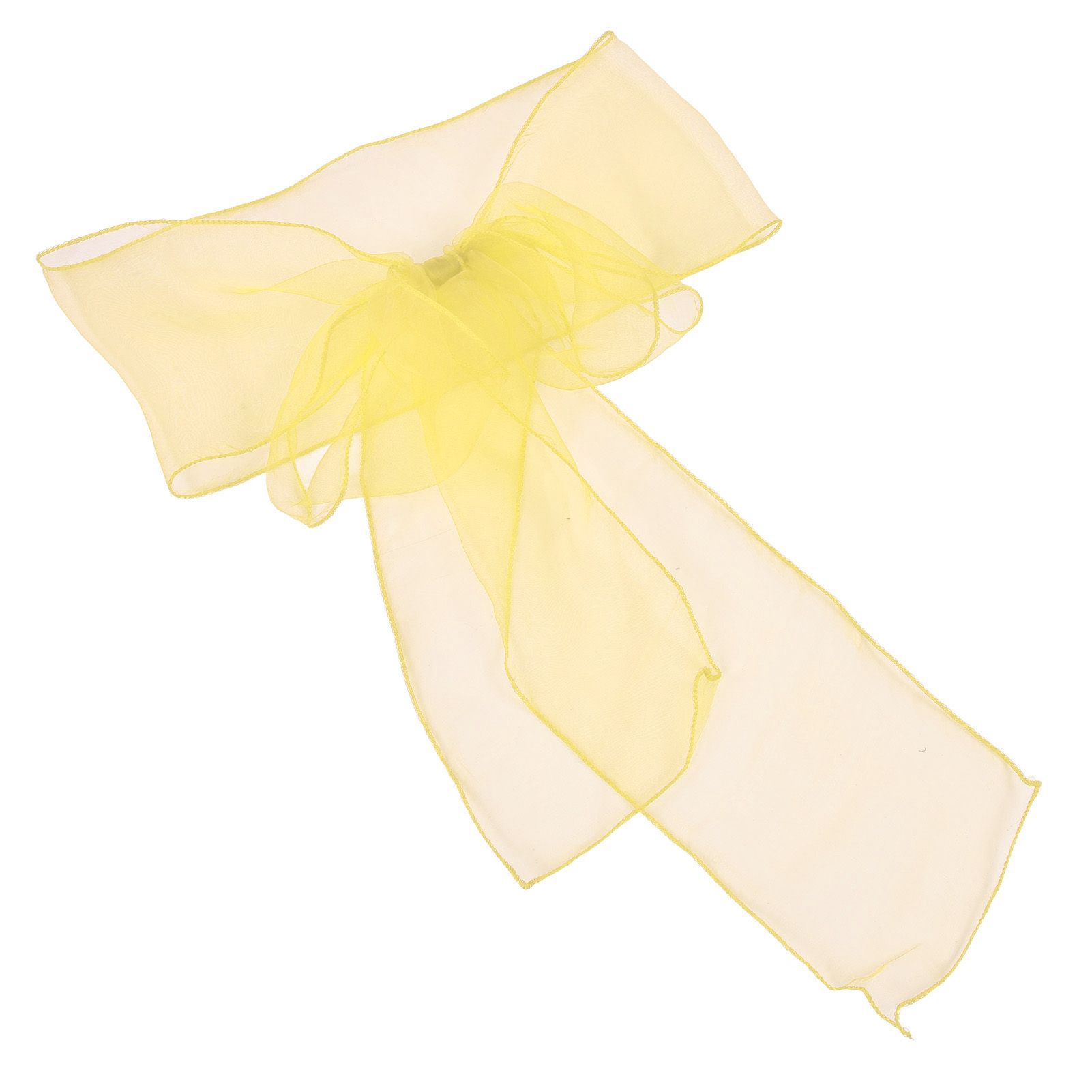 10Pcs Organza Banquet Chair Sash Exquisite Chair Bows Sashes for Wedding Party view 4