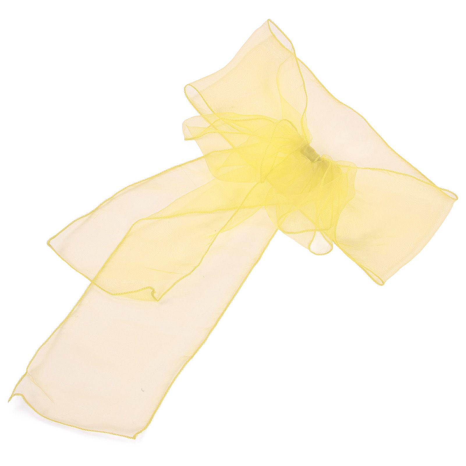 10Pcs Organza Banquet Chair Sash Exquisite Chair Bows Sashes for Wedding Party view 6