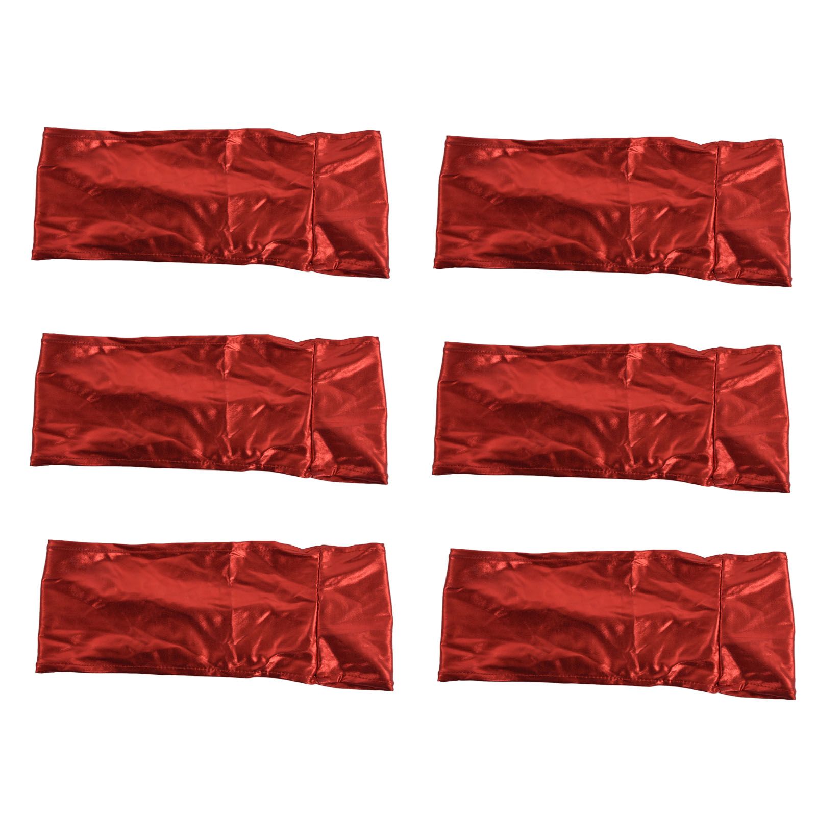 10Pcs Chair Cover Bands Elastic Stretch Sashes Bows for Wedding Banquet Hotel view 7