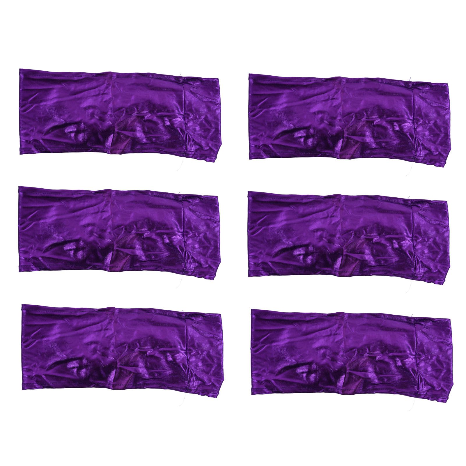 10Pcs Chair Cover Bands Elastic Stretch Sashes Bows for Wedding Banquet Hotel view 7