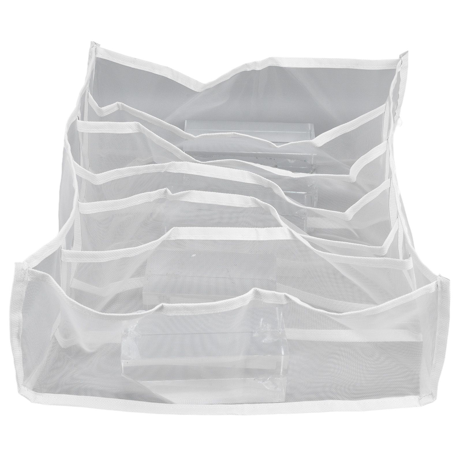 Underwear Storage Box Breathable Foldable Multiple Cells Drawer Organizer for view 4