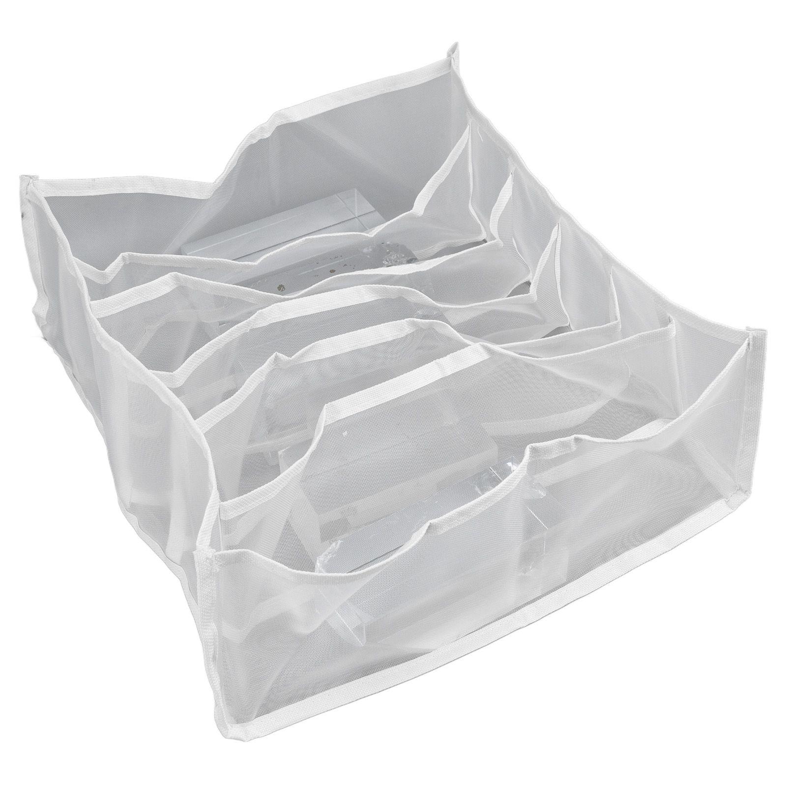 Underwear Storage Box Breathable Foldable Multiple Cells Drawer Organizer for view 5