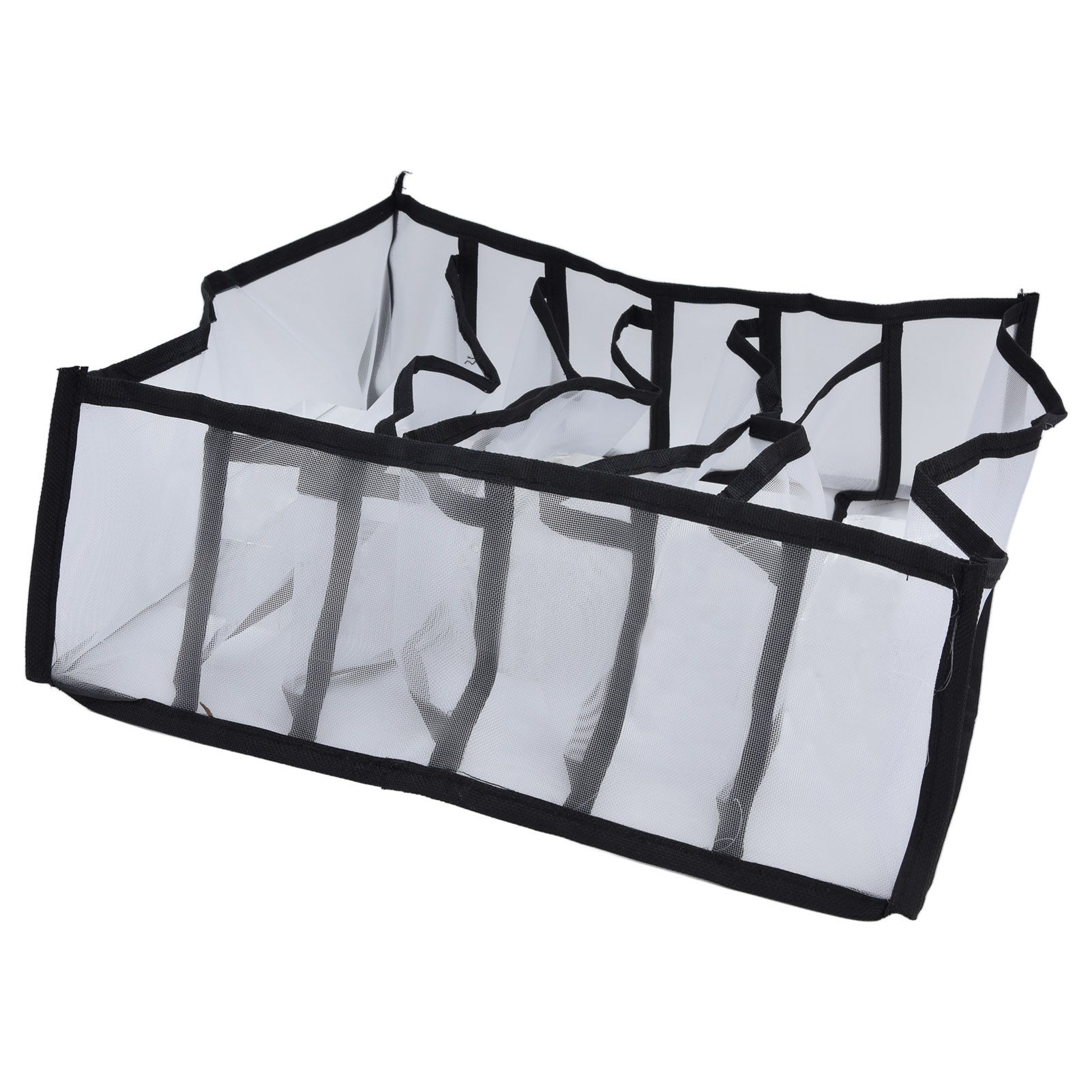 Mesh Bras Storage Box Multipurpose Foldable Drawer Divider for Underwear view 2