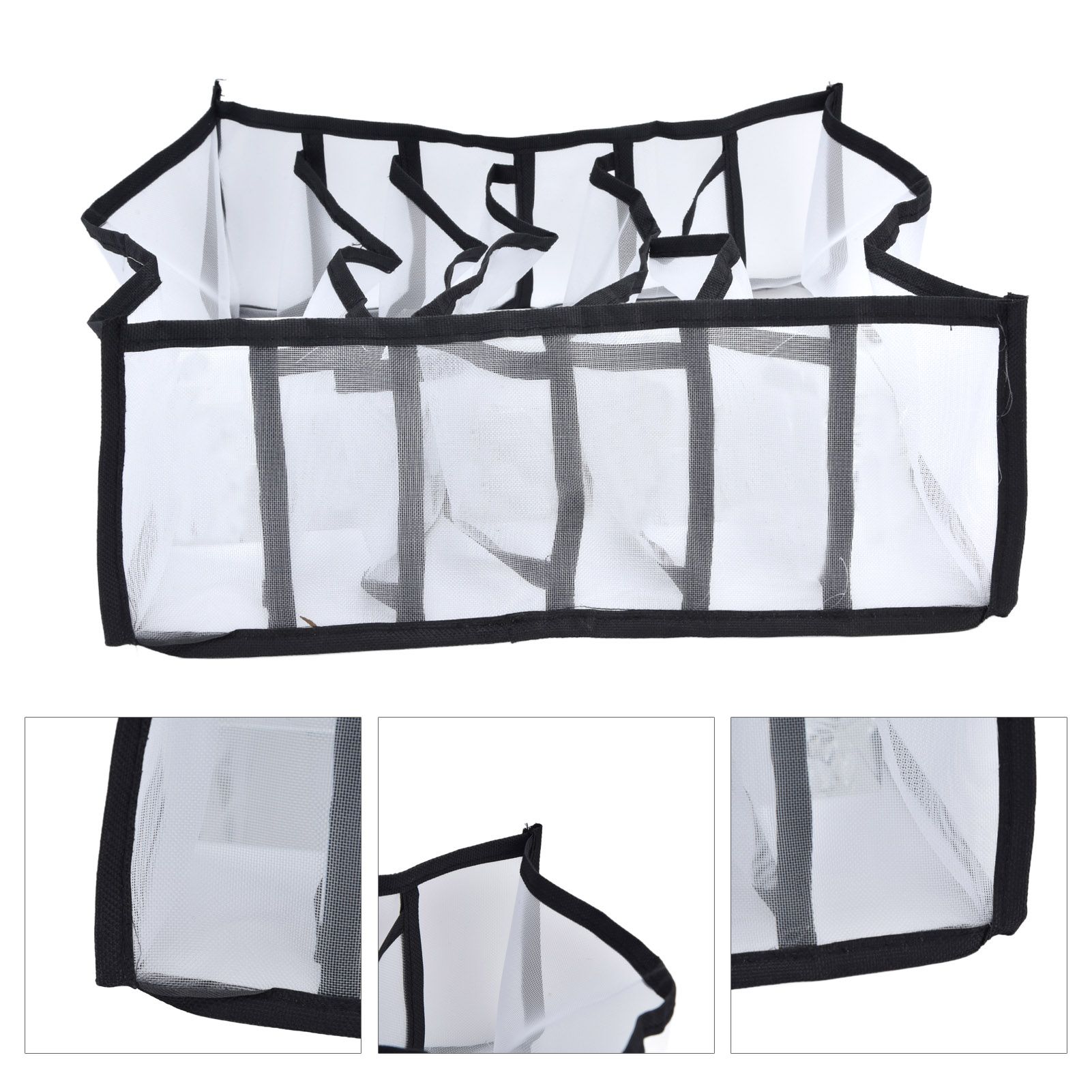 Mesh Bras Storage Box Multipurpose Foldable Drawer Divider for Underwear view 7