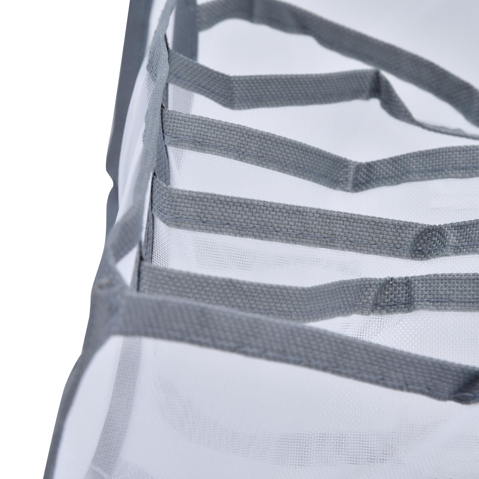 Underwear Organizer Mesh Foldable Breathable Multi Cells Socks Storage Box for view 15