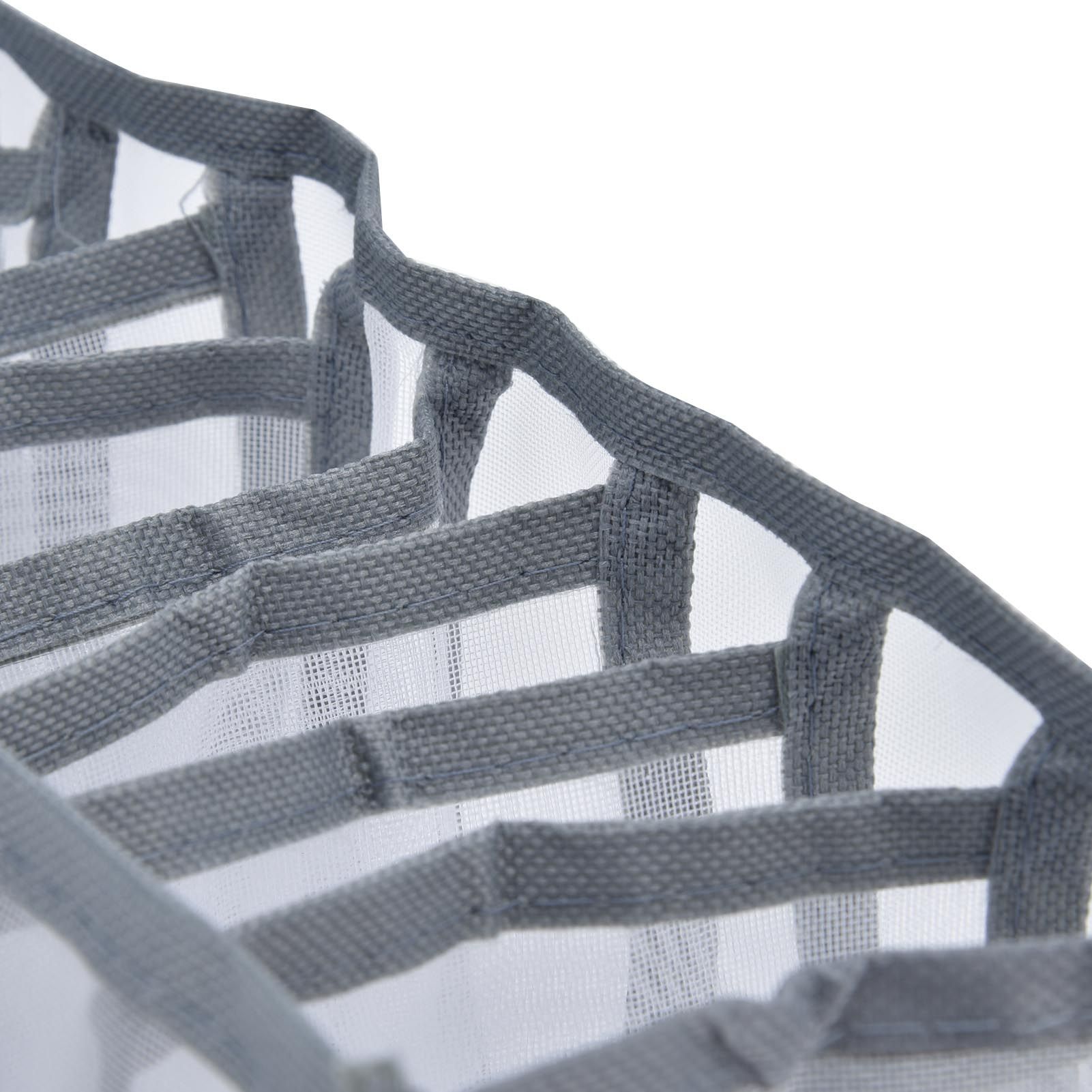 Underwear Organizer Mesh Foldable Breathable Multi Cells Socks Storage Box for view 15