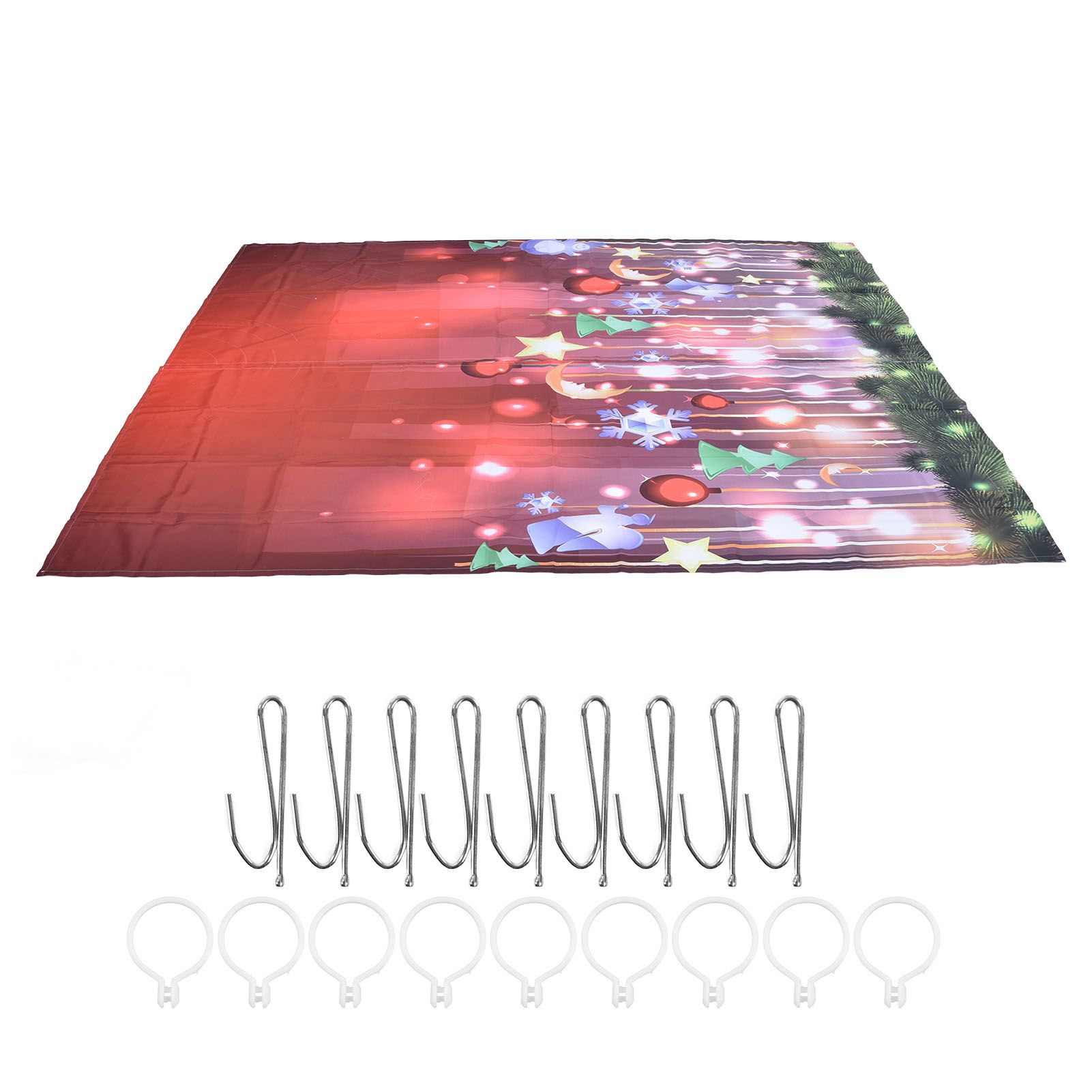 Christmas Curtains Personality Creativity 3D Digital Printing Blackout view 2