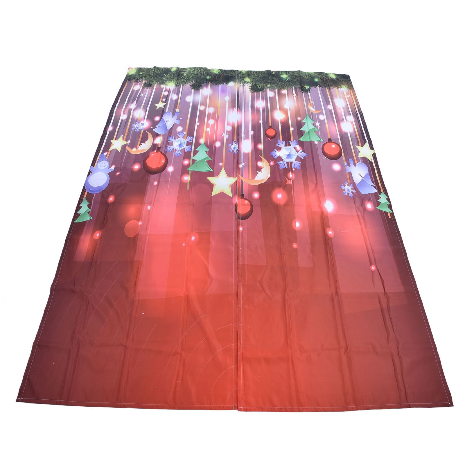 Christmas Curtains Personality Creativity 3D Digital Printing Blackout view 7