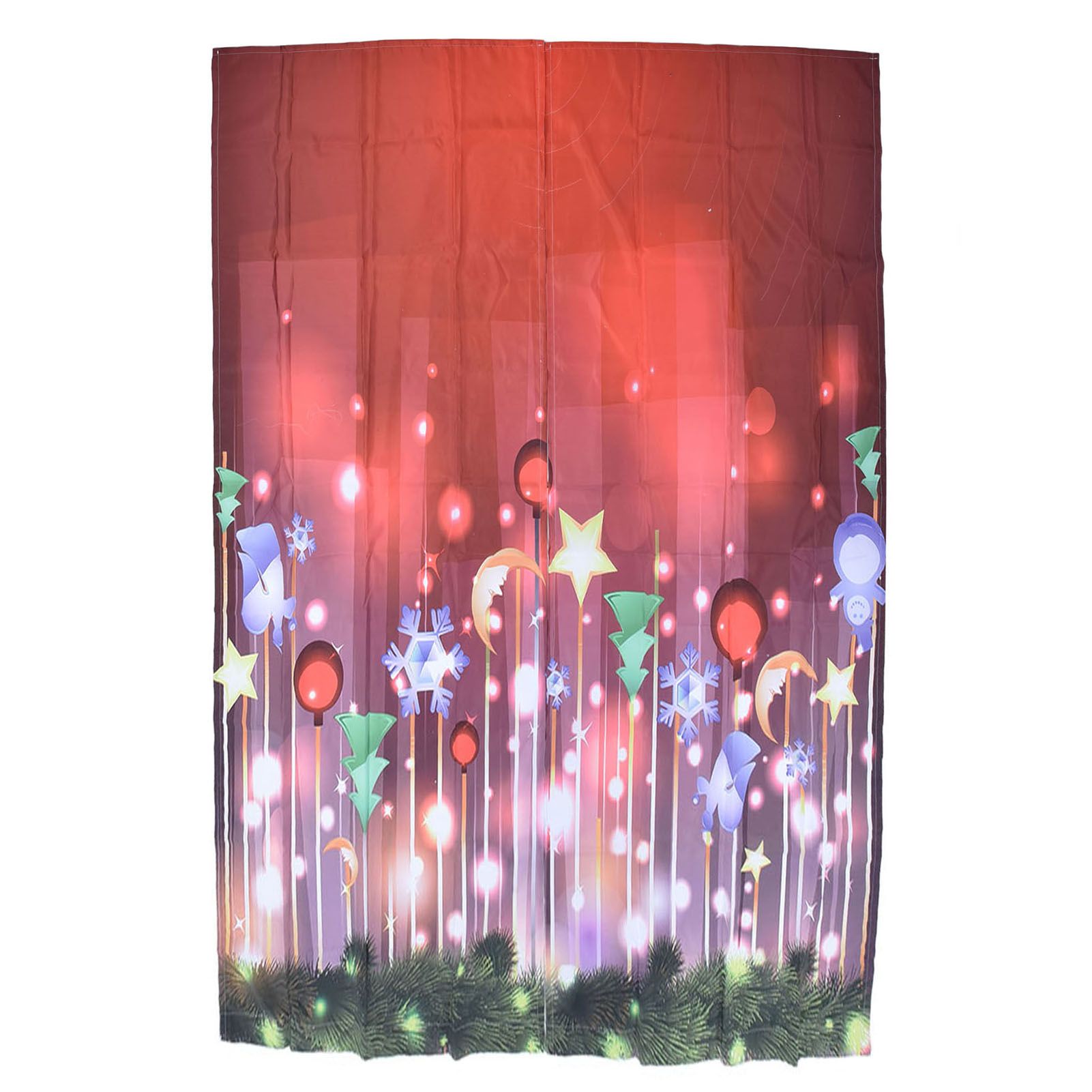 Christmas Curtains Personality Creativity 3D Digital Printing Blackout view 14