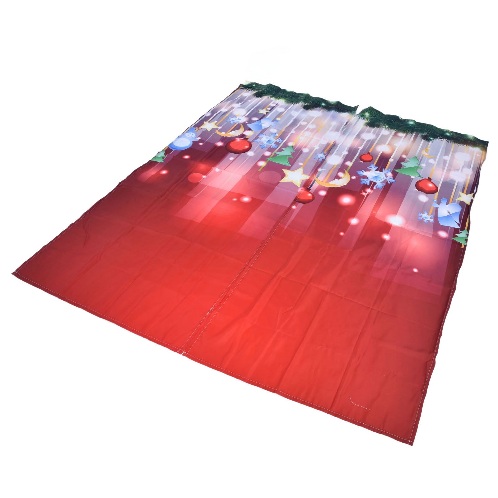 3D Digital Printing Christmas Curtain Individuality Creativity Blackout view 2